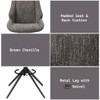 Malika - Side Chair With Swivel (Set of 2) - Brown Gray