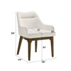 Kasha - Side Chair (Set of 2) - Beige / Oak