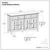Acadian - Large Sideboard Buffet - Brown