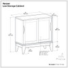 Harper - Low Storage Cabinet - Black