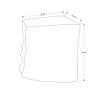 Accent Table, Indoor Outdoor Use - Black