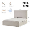 Lucas - Tall Headboard Upholstered Bed