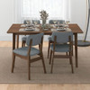 Carlos - Dining Table And 4 Side Chairs - Oak / Dark Gray