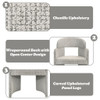 Kyree - Arm Chair (Set of 2) - Ivory / Gray