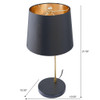 Desk Lamp For Bedside And Table Use - Black