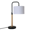 Arcus Paniz - Desk Lamp With Cylinder Shade - Black