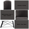 Abraham - Side Chair (Set of 2) - Black / Dark Gray