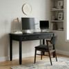 Warm Shaker - Writing Desk With Drawers - Black