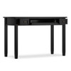 Warm Shaker - Writing Desk With Drawers - Black