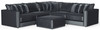 Remington - Modular Sofa And Cocktail Ottoman - Slate