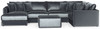 Remington - Modular Sofa And Cocktail Ottoman - Slate