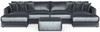 Remington - Modular Sofa And Cocktail Ottoman - Slate