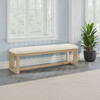 Backless Upholstered Dining Bench