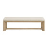 Backless Upholstered Dining Bench