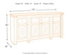 Bolanburg - Extra Large TV Stand - White / Brown / Beige