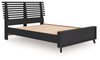 Danziar - Full Slat Panel Bed - Black