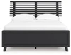 Danziar - Full Slat Panel Bed - Black