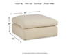 Elyza - Oversized Accent Ottoman - Linen
