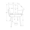 Dining Chair For Kitchen (Set of 2) - Brown
