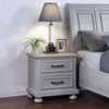 2 Drawer Nightstand With USB Charging Station