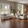 Chesterfield Button Tufted Loveseat With Rolled Arms
