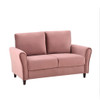 Patricia - Curved Arm Loveseat Sofa