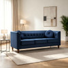 Chesterfield Sofa With Square Arms For Living Room