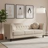 Chesterfield Sofa With Square Arms For Living Room