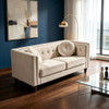 Chesterfield Loveseat 2 Seater Couch For Living Room
