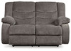 Tulen - Reclining Loveseat - Gray