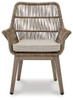 Beach Front - Arm Chair With Cushion (Set of 2) - Beige