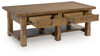 Vandenmore - Rectangular Cocktail Table - Medium Brown