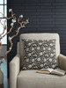 Alanderson - Pillow (Set of 4) - Black / Ivory