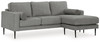 Hazela - 2 Pc. - Sofa Chaise, Loveseat - Charcoal