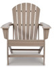 Sundown Treasure - 2 Pc. - Adirondack Chair And Ottoman - Driftwood