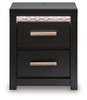 Brizmore - Two Drawer Night Stand - Black