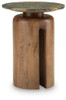 Caplow - Accent Table - Brown / Green