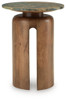 Caplow - Accent Table - Brown / Green