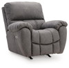Bakerstein - Power Rocker Recliner With Adjustable Headrest - Galaxy