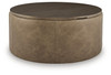 Bethanstone - Storage Ottoman - Warm Brown
