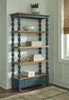 Finnworth - Bookcase - Blue / Brown