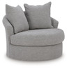 UrbanCrest - Swivel Accent Chair - Pewter