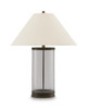 Junrow - Glass Table Lamp - Clear / Brown