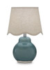 Byronburg - Ceramic Table Lamp - Blue / Beige