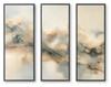 Larrondale - Wall Art Set (Set of 3) - Black / Gray / Brown