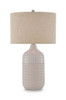 Capwich - Ceramic Table Lamp - Beige / White