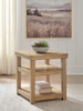 Wittenmyer - Rectangular End Table - Natural / Black