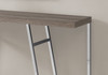 Accent Console Table For Entryway, Durable Construction - Taupe