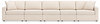 Modmax - Straight Sectional - Oyster