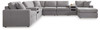Modmax - U-Shaped Sectional - Granite